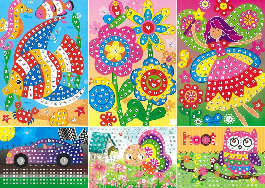 Mozaika pěnová Kids 6 ks 01