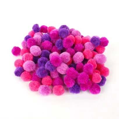 Bambulky akrylové 10 mm 05 fialové