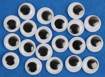 Oči samolepicí 8 mm