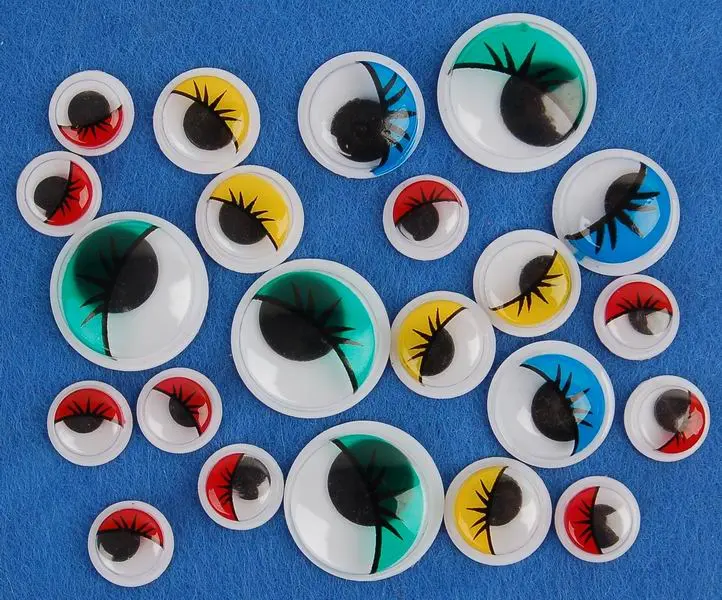 Oči samolepicí Mix řasy