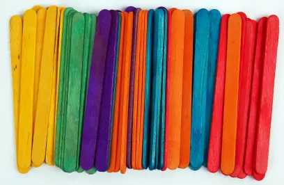 Dřívka dekorační Color