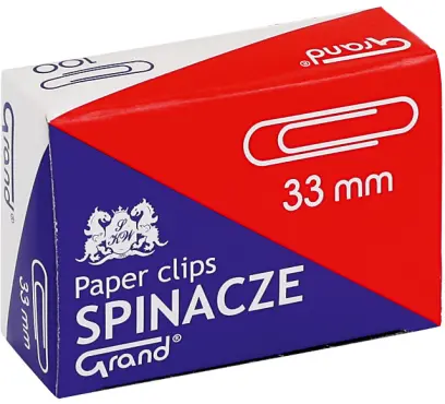 Spony dopisní R-33 mm 100 ks