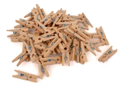 Kolíčky dekorační Natural malé