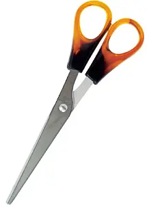 Nůžky 15,5 cm jantarové