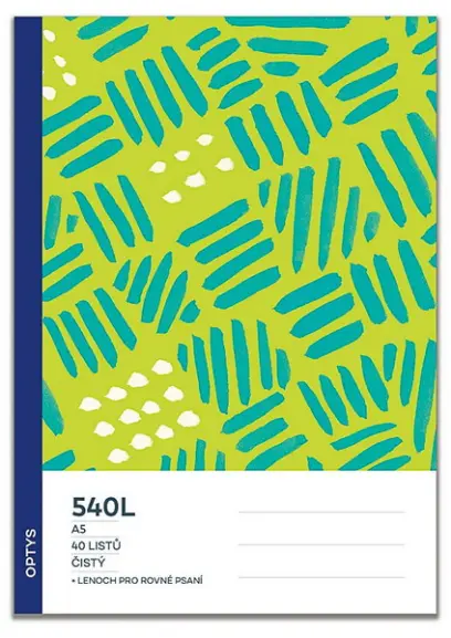 Sešit školní s lenochem 540 L čistý