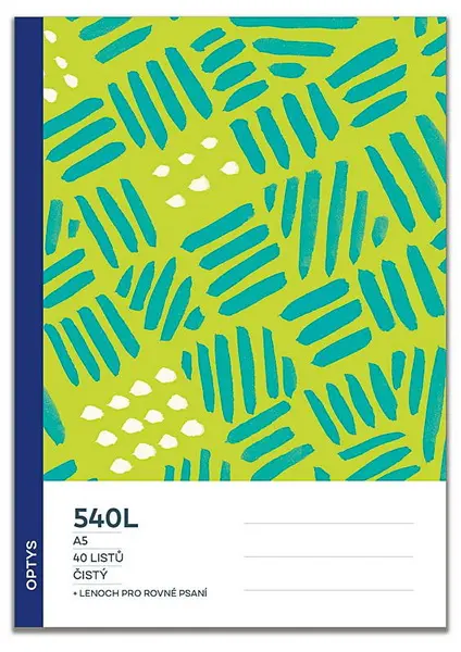 Sešit školní s lenochem 540 L čistý