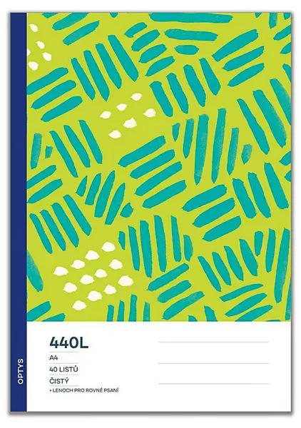 Sešit školní s lenochem 440 L čistý