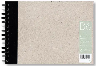 Skicák s recyklovaným papírem B6 30 listů