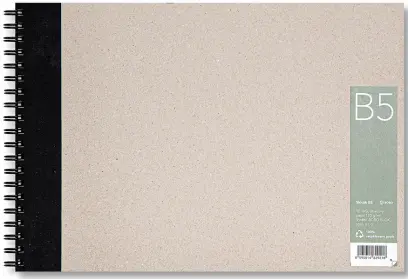 Skicák s recyklovaným papírem B5 30 listů