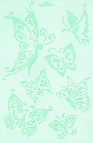 Šablona Silhouette 01 Butterflies