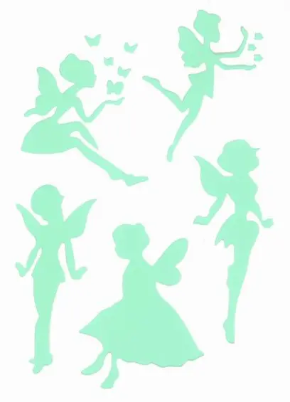 Šablona Silhouette 03 Fairies