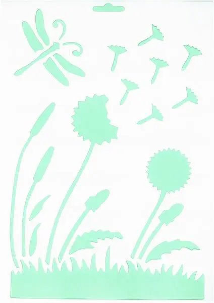 Šablona Silhouette 11 Dandelion