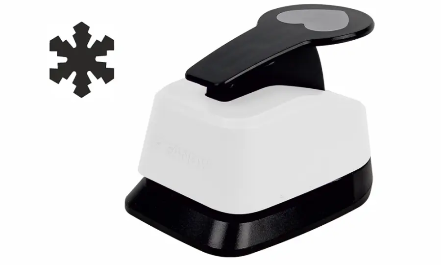 Děrovačka dekorační 50mm vločka 007