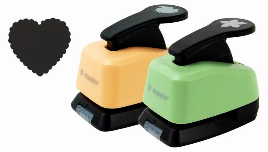 Děrovačka dekorační 16mm srdce 009