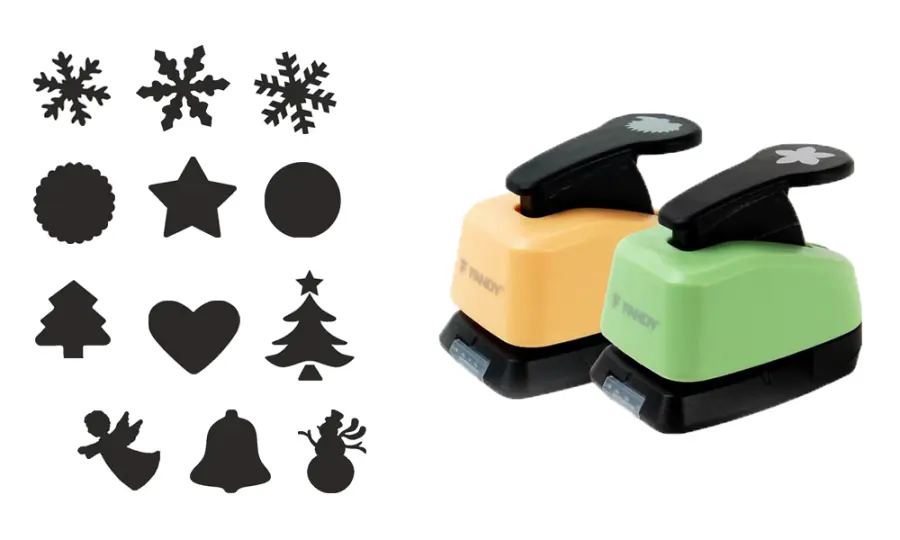 Děrovačka dekorační 16mm set D zima