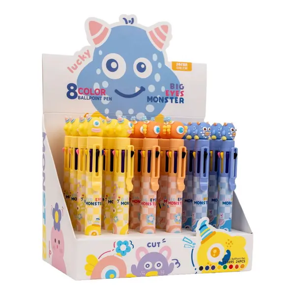 Pero kuličkové osmibarevné Monsters mix