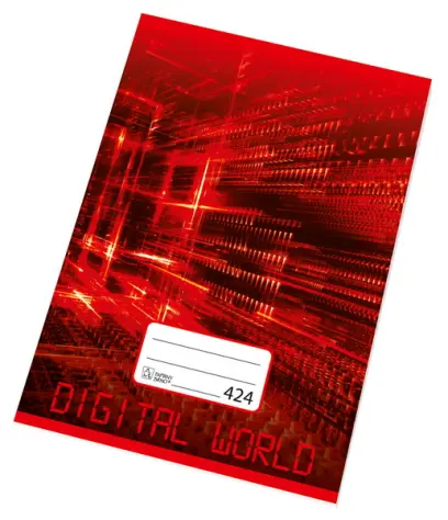 Sešit 424 bezdřevý, formát A4, 20 listů, linkovaný - 8 mm