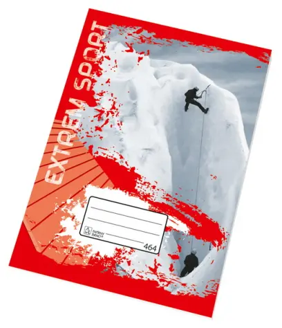 Sešit 464 bezdřevý, formát A4, 60 listů, linkovaný