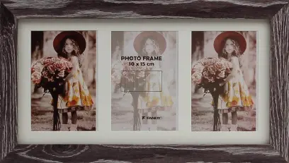 Fotorámeček Narvik gallery 02 2 šedohnědý