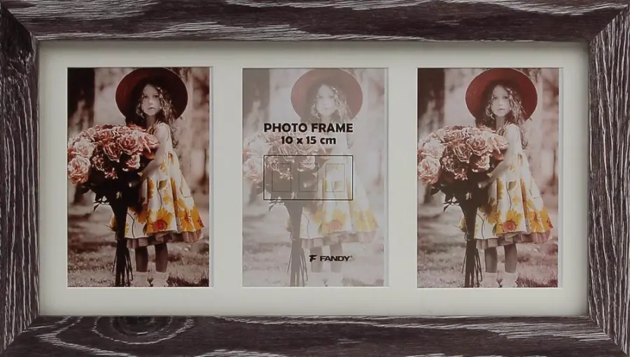 Fotorámeček Narvik gallery 02 2 šedohnědý