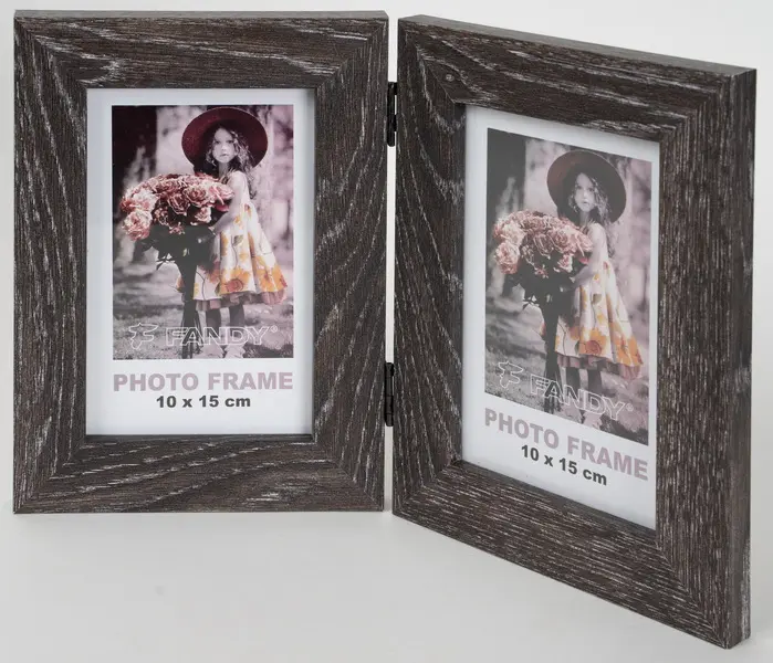 Fotorámeček Narvik 10x15/2 2 šedohnědý