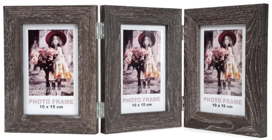 Fotorámeček Narvik 10x15/3 2 šedohnědý