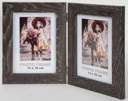 Fotorámeček Narvik 13x18/2 2 šedohnědý
