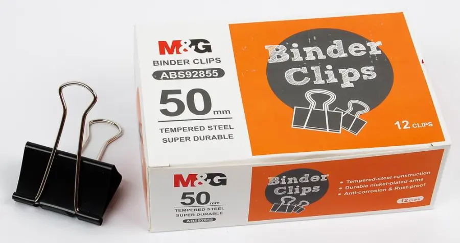 Spony pořadačové 50 mm 12 ks