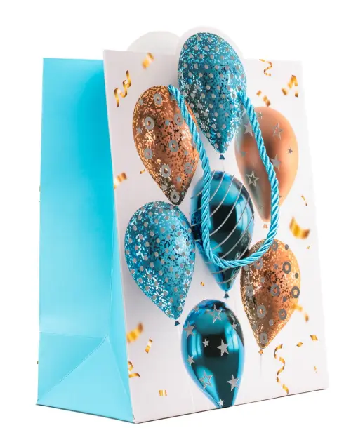 Taška papírová M LUX mix č.67 180x230x100 mm