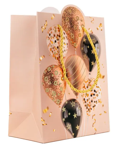 Taška papírová M LUX mix č.67 180x230x100 mm