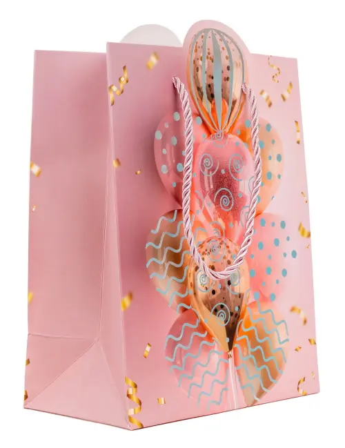 Taška papírová M LUX mix č.67 180x230x100 mm