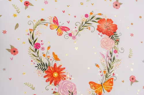 Kniha hostů 47001 Floral Embrace