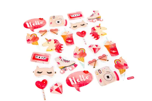 Samolepky papírové DPNK-229 pinky gadgets DP
