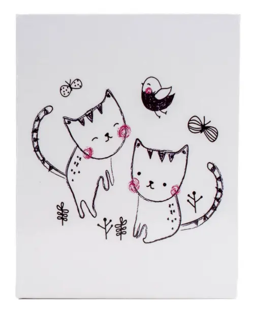 Fotoalbum MM-46100B Cats 4 2 kočky a ptáček PL