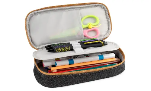 Penál etue Denim 3 černý