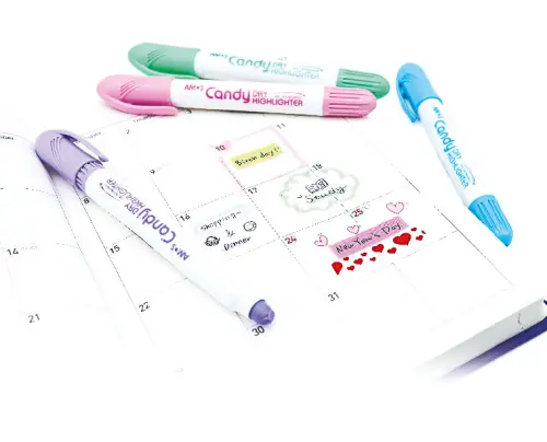 Zvýrazňovač gelový Pastel 4 barvy