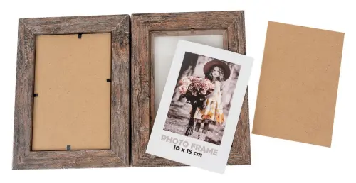 Fotorámeček Narvik 10x15/2 3 hnědý