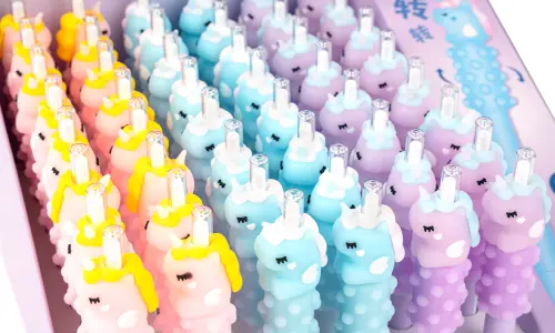 Pero gelové Silky Massage 01 Unicorn mix