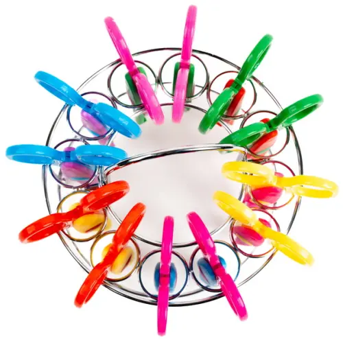 Nůžky dekorační stojan 12 ks