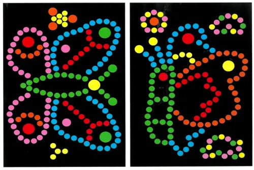 Mozaika papírová Dot 6 ks 01