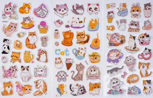 Samolepky plastické Adore 6 ks 07