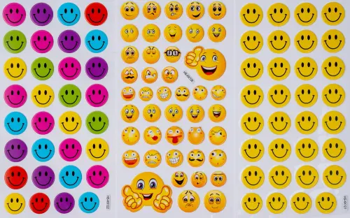 Samolepky plastické Adore 6 ks 08