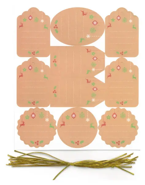 Jmenovky na dárky Christmas 01