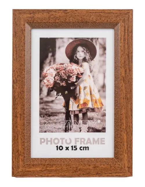 Fotorámeček Bevel 10x15 3 tmavě hnědý