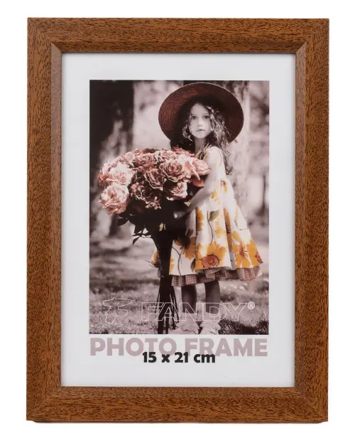 Fotorámeček Bevel 15x21 3 tmavě hnědý