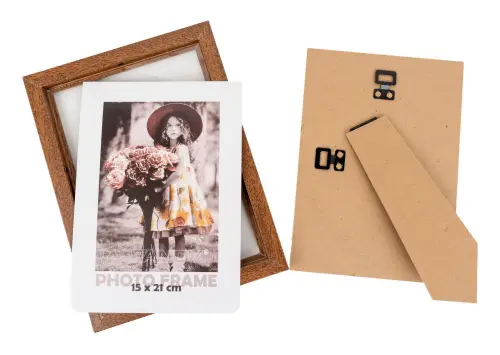 Fotorámeček Bevel 15x21 3 tmavě hnědý