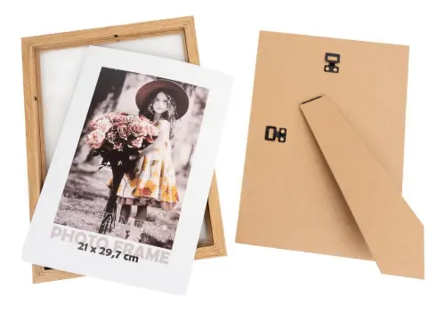 Fotorámeček Bevel 21x29,7 2 hnědý