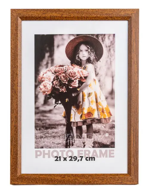 Fotorámeček Bevel 21x29,7 3 tmavě hnědý