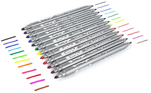 Popisovač GR-F816 Bimarker 12 barev