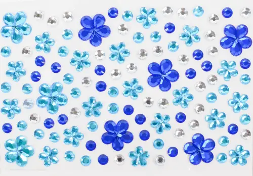 Kamínky samolepicí 03 kytičky 10 ks